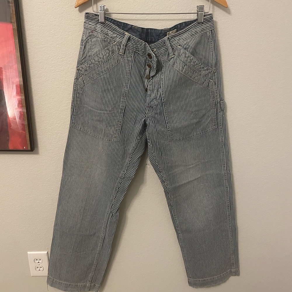 Ralph Lauren Vintage Pinstripe Skate Pants .